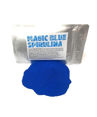 Magic Blue Spirulina Powder - Natural Blue Food Coloring | Vibrant Phycocyanin 50g - Vegan & Gluten-Free - Buy Online on GoSupps.com