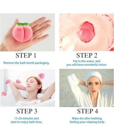 Natural Organic Bath Bombs Gift Set for Women - 8 Handmade Fizzy Bubble Bath Balls, Perfect Mothers Day or Birthday Gift - Multicolor - Buy Online on GoSupps.com