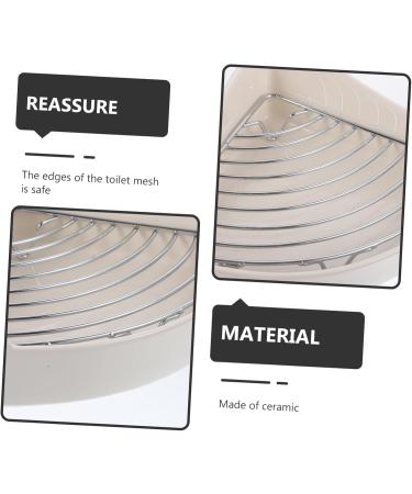 Yardwe Small Pet Ceramic Toilet -Fall Bunny Potty Indoor Pet Potty for Dogs Hamster Potty Ceramic Pet Toilet Hamster Litter Pan Hamster Toilet Bunny Litter Pan Cat Litter Boxes 24x18.5cm White - Buy Online on GoSupps.com