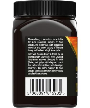 Certified Pure Gold Premium Manuka Honey 300+ MGO - 500g (Pack of 1) - Buy Online on GoSupps.com