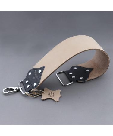 JAG Shaving Leats Creechen-Shial Childer - Brown Straight Shaver Tea Razor Sharpener with Hooks - Premium Shaving Strips for Perfect Shave - Buy Online on GoSupps.com