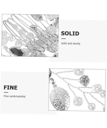 MERRYHAPY Bridal Hair Comb Clip Wedding Bridal Hair Comb Wedding Hair Accessories Wedding Bride Hair Comb Rhinestone Hair Accessories Rhinestone Hair Comb Flower Hair Comb Zinc Alloy - Buy Online on GoSupps.com