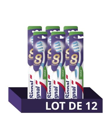 Signal Integral 8 toothbrushes complete care soft plaque-effect interdental cleaning prevents tooth decay 12 pieces - Buy Online on GoSupps.com