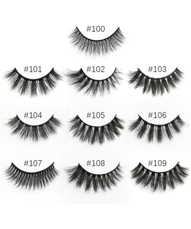 UAMOU Eyelash 3D Mink Lashes Bulk Natural Mink Eyelashes Fluffy False Eyelashes Faux Cils Extension Makeup Cheerfully (Color : Mix 10 Pairs-01) - Buy Online on GoSupps.com