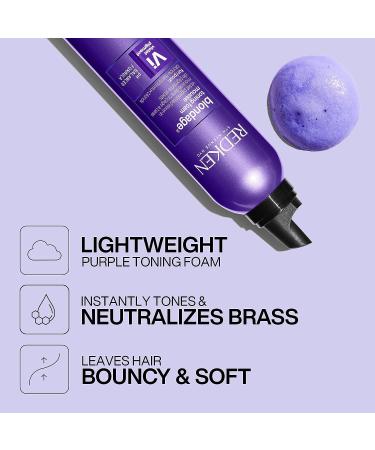 Redken Color Extend Blondage Toning Foam Mousse 8.32 oz | Purple Anti-Brass for Blonde Hair - Buy Online on GoSupps.com