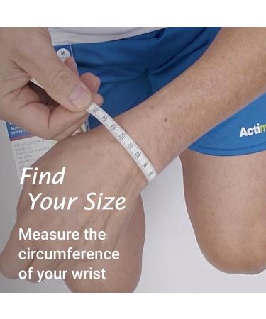 Actimove Sports Edition Thumb Stabilizer - Pain Relief for Strains Sprains & Inflammation | Left/Right Wear - Small/Medium - Black - Buy Online on GoSupps.com