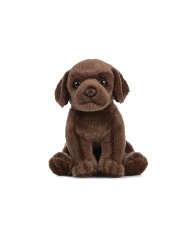 Living Nature Soft Toy - Chocolate Labrador Puppy (16cm) Chocolate Labrador 16cm Puppy