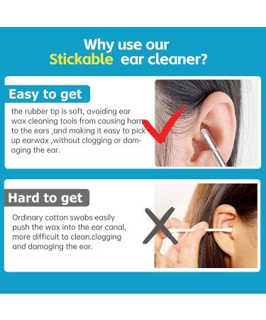 Ear Wax Removal Tools 48 Pack Ear Cleaning Tool Reusable Ear Stick for Kids and Adults 48pcs - Buy Online on GoSupps.com