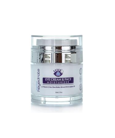 Eye Cream and Face Moisturizer with Organic Aloe Juice  Shea Butter  Almond Oil  & Jojoba Oil | Nourishing Eyelid and Facial Moisturizer (1)