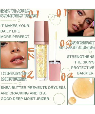 LJYBoBin Hydrating Lip Plumping Gloss Moisturizing Long Lasting Non-sticky Lip Plumper & Clear Lip Oil for Shine Sexy Fuller Lip Plumping Transparent Toot Lip Oil 1p - Buy Online on GoSupps.com
