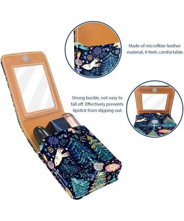 Travel Lipstick Organizer Case | Portable Makeup Bag with Mirror | Candy Cartoon Design | International Shipping Available - Buy Online on GoSupps.com