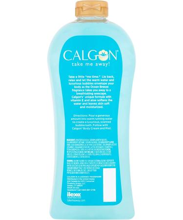 Calgon Ocean Breeze Bubble Bath 30 Fl Oz - Relax and Unwind - Buy Online on GoSupps.com