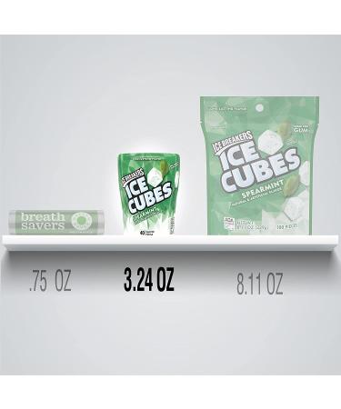 Ice Breakers Ice Cubes Spearmint Sugar-Free Gum with Xylitol - 40 Piece Container (Pack of 6) - Buy Online on GoSupps.com