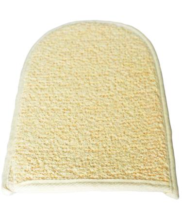 2 Pack Soft Terry Cloth Exfoliating Sisal Shower Scrubber Mitts - Skin Care Bath Spa Gloves for Anti-aging Results - Buy Online on GoSupps.com