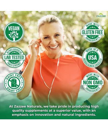 Zazzee Extra Strength Ojibwa Tea 500mg - 180 Vegan Capsules - Rene Caisse's Original Formula with Burdock, Sheep Sorrel, Slippery Elm, Turkey Rhubarb - Potent 4:1 Extracts - Vegan, Non-GMO, All-Natural - Buy Online on GoSupps.com