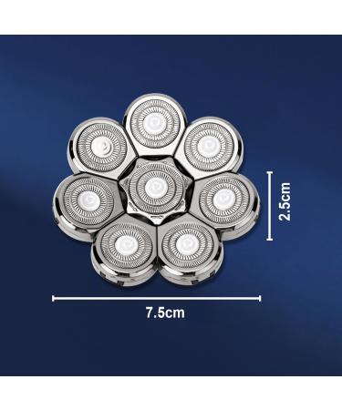 Shaver Heads Replacement for Lovcoyo 8D Blade Replacement Heads Universal Replacement Blade Head Shaver for Men - Buy Online on GoSupps.com