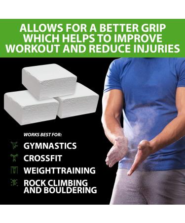 Bear KompleX Gym Chalk Blocks - 8pk 56g - Superior Grip for Weightlifting, X Training, Rock Climbing, Gymnastics - Buy Online on GoSupps.com