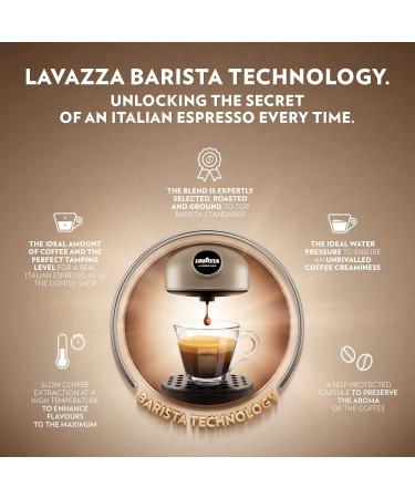Lavazza A Modo Mio Espresso Intenso Coffee Capsules - 16 Count Pack | Intensity 13 Arabica and Robusta Blend | Spicy Notes | Medium-Dark Roasting | Compostable Pods - Buy Online on GoSupps.com