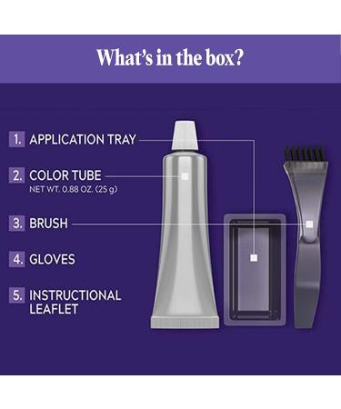 Just For Men Touch of Gray Mustache & Beard Coloring - Salt & Pepper Look, Dark Brown & Black | B-45/55 - Buy Online on GoSupps.com