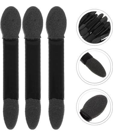 KALLORY 50pcs Makeup Sponge Make up Sponges for Face Brush Eyeshadow Cleaning Brush Lip Brush Disposable 1 count (Pack of 1) Black - Buy Online on GoSupps.com