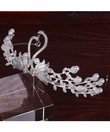 Beaupretty Hair Accessories Wedding Dress Headband Miss White Swan Crown - Buy Online on GoSupps.com