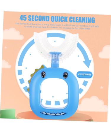 Ultechnovo U-Shaped Toothbrush for Kids | Child-Friendly Tooth Cleaning Tool | Automatic Pebble Angel Design - Buy Online on GoSupps.com