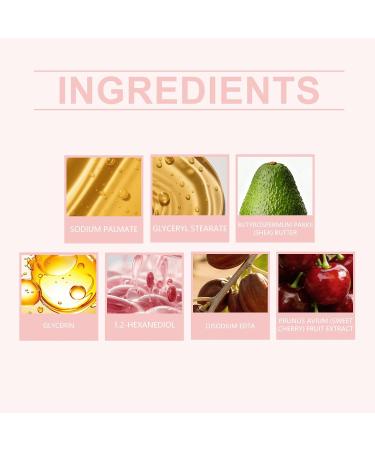  Nuvilo Cherry Moisturising Bath Soap Bar Soft and Moisturizing Body Soap with Rich Foam Cooling Feel Suitable for Daily Use on All Skin Types (2 Pack) - Buy Online on GoSupps.com