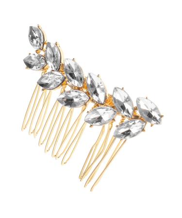 Ipetboom Fashionable Diamond Hair Accessories Hair Barrettes Hair Clips Hair Pin Bridal Headpiece Women Headpiece Sparkly Hair Clip Girl Headpiece Women's Crystal Wedding Comb
