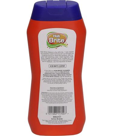 Hob Brite Cleaner Cream (3X 250ml) - Original Ceramic & Electric Hob Cleaner with Scrubbing Pad - Buy Online on GoSupps.com