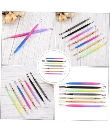 NOLITOY 7pcs Facial Pimple Removal Tool Extractor Cleaning Mixed Comedone Beauty Kits Steel Tools Needles - Buy Online on GoSupps.com