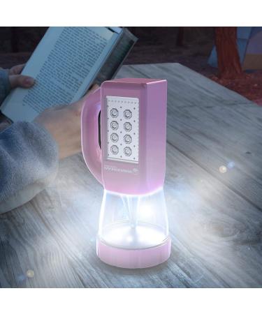 Wakeman 3 in 1 LED  Flashlight and Panel Light  Lightweight Camping Lantern for Camping  Hiking  Reading  and Emergency Outdoors (Pink) - Buy Online on GoSupps.com