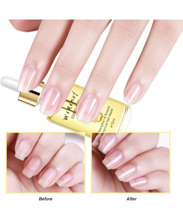 Cuticle Oil for Nails Nail Cuticle Oil 15ml with Organic Vitamin E & B Jojoba Nail Cuticle Oil Nail Oil Soothe Moisturize with Dropper Design for Dry Rough Nail Care Repair - Buy Online on GoSupps.com