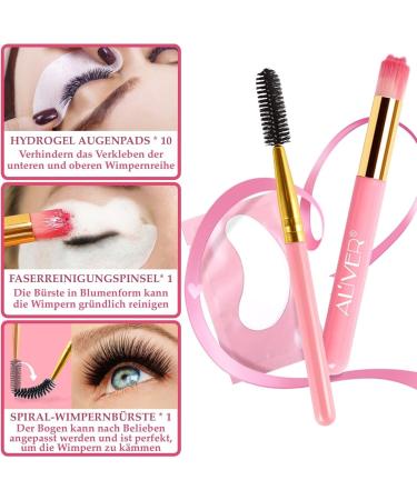 P-Beauty XL Eyelash Shampoo Kit - Eyelash Extension Cleansing Foam with 50ml Shampoo Eyelash Brush Cleaning Brush Dishwashing Bottle and 10 Hydrogel Pads | Care Kit - Buy Online on GoSupps.com