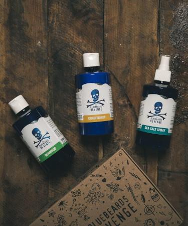 The Bluebeards Revenge Shower & Styling Set Men s 3 piece gift set Includes Shampoo (300ml) Conditioner (300ml) & Sea Salt Spray (300ml) - Buy Online on GoSupps.com