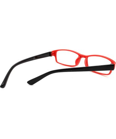 4sold Slim Retro Reading Glasses - Black & Brown +1.5 to +4.00 - Stylish & Lightweight | International Shipping - Buy Online on GoSupps.com