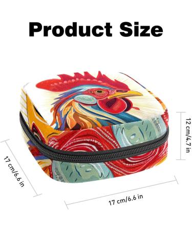 Buy Period Bag - Sanitary Napkin Storage & Tampon Holder for Purse | Classic Design | 4.7x6.6x6.6 in | International Shipping Available - Buy Online on GoSupps.com