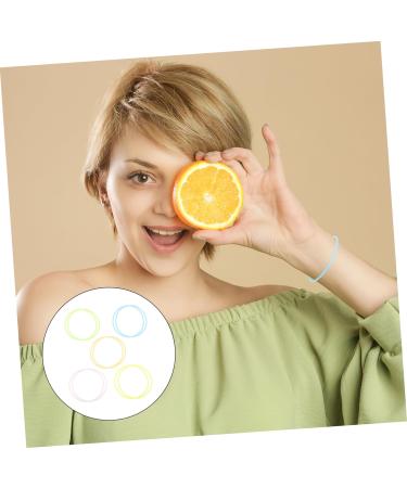 OKUMEYR 10 Pcs Silicone Bracelet Kids Jelly Bracelet Neon Jelly Bracelets Friendship Bangles Gummy Wristbands Jelly Bracelets 80 s Rubber Bracelet Hair Bands Child Elastic Gift Silica Gel 5.8x5.8cm Assorted Color - Buy Online on GoSupps.com