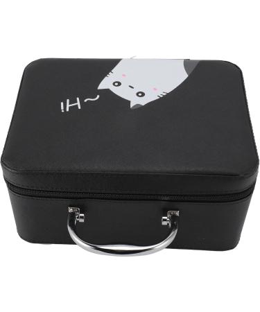 Eyelash Extension Storage Box Smooth Open Durable Waterproof Nail Tool Storage Box Pink for Travel (Black) - Buy Online on GoSupps.com