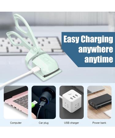 Heated Electric Eyelash Curler for Quick & Long-Lasting Natural Curl - Perfect for Natural Lashes - Buy Online on GoSupps.com