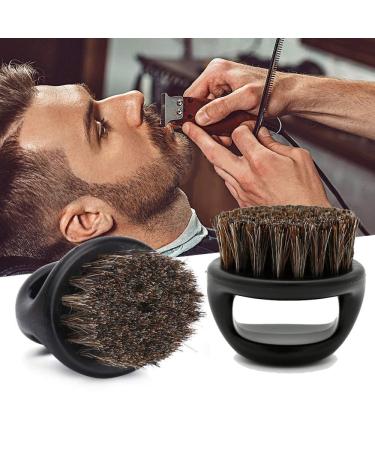Ankle Brush & Mustache Brush Set for Men 4 Soft Bristle Beard Styling Brushes with Round Handle - Perfect Grooming Tools - Buy Online on GoSupps.com