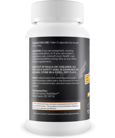 Boostron Pro - Improved Formula - Our Best Blood Flow Booster Supplement - Advanced Blood Flow Care - Our Best Circulation Supplement to Increase Blood Flow Expansion - Vasodilator Nitric Oxide Pills - Buy Online on GoSupps.com