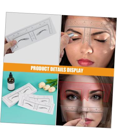 Beatifufu 10pcs Eyebrow Design Ruler Eyebrow Diy Stencil Measuring Ruler Eyebrow Trimming Positioning Ruler - Buy Online on GoSupps.com