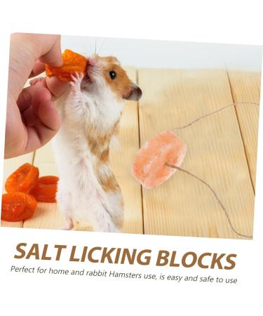 Happyyami Pet Salt Block Small Pets Lick Salt Hanging Rabbit Salt Food Nutrition Hamster Animals Salt Hanging Salt Blocks Rabbit Food Rabbit Supplies Rabbit Salt Supply Salt Licking Brick - Buy Online on GoSupps.com