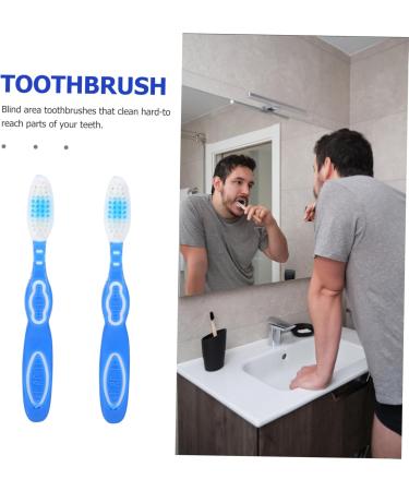 Minkissy 30 Pack Prison Toothbrush - Durable Plastic Jail Toothbrush for Bulk Use | Ideal for Security and Hygiene - Buy Online on GoSupps.com