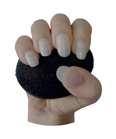 600 Pieces Short Oval False Nail Tips NATURAL Full Cover Acrylic Press On False Nails Tips - Professional Salon & Home Use