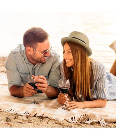 AKIO&AQUIRAX Short Brim Paper Straw Fedora Hat | Adjustable Sun Hat for Men & Women - Dark1, Medium - Buy Online on GoSupps.com
