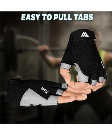Westwood Fox Gym Gloves - Non-Slip Shock Absorbing Breathable Fingerless Fitness Training Gloves for Men - Ideal for Weight Lifting - Buy Online on GoSupps.com