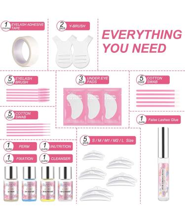 Lash Lift Kit Eyelash Lift Kit Professional Eyelash Curling Lash Extension Set Semi-Permanent Curling Perming Wave Suitable For Salon Keratin Lash Lift Kit with All tools for Beginner - Buy Online on GoSupps.com