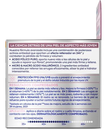 CELLULAR FILLER hyaluronic & folic day cream SPF30 50 ml - Buy Online on GoSupps.com