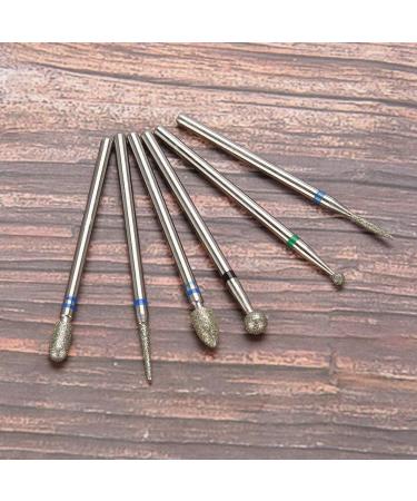Nail Drill Bits Ceramic Nail Mill Bits Professional Remove Gel Acrylic Cuticle Diamond Tungsten Carbide Tools for Nail Beautify Polishing Clear Care Manicure Pedicure(JG#9) - Buy Online on GoSupps.com